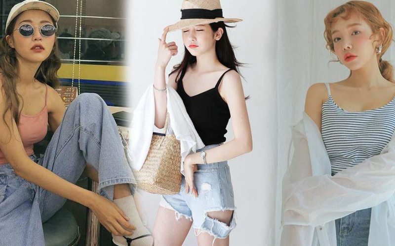 Áo hai dây: Item thời trang cho mùa hè năng động 9 Gợi ý phối đồ với áo hai dây (Nguồn: Internet)