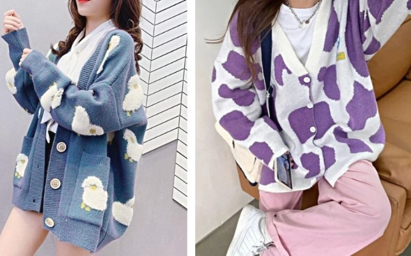 10 mẫu cardigan nữ hot trend, dễ phối đồ 9 10 mẫu cardigan nữ hot trend, dễ phối đồ (Nguồn: Internet)