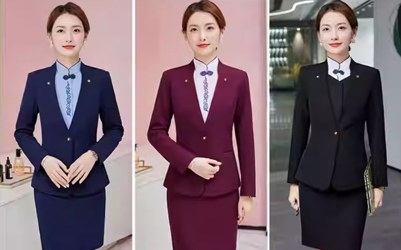 Đồng phục nhà hàng khách sạn 10 Đồng phục lễ tân (Nguồn: Internet)