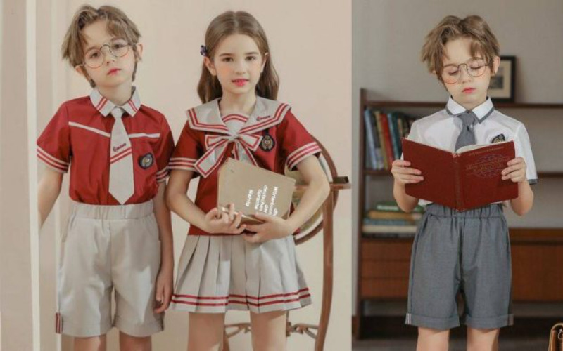 Đồng phục tiểu học đẹp nhất hiện nay 11 Xu hướng đồng phục tiểu học mới nhất (Nguồn: Internet)