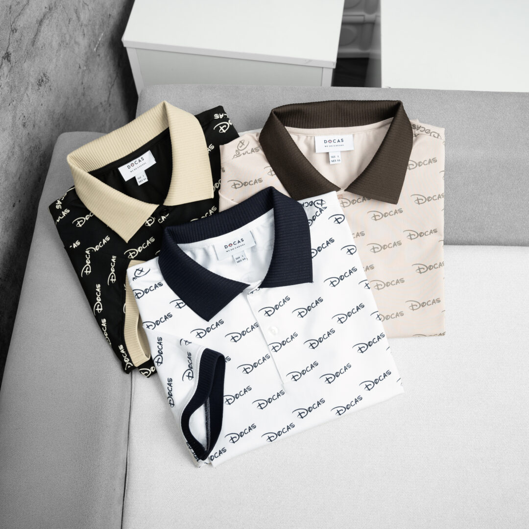 Áo Polo Nam Disney May Theo Yêu Cầu Local Brand DOCAS