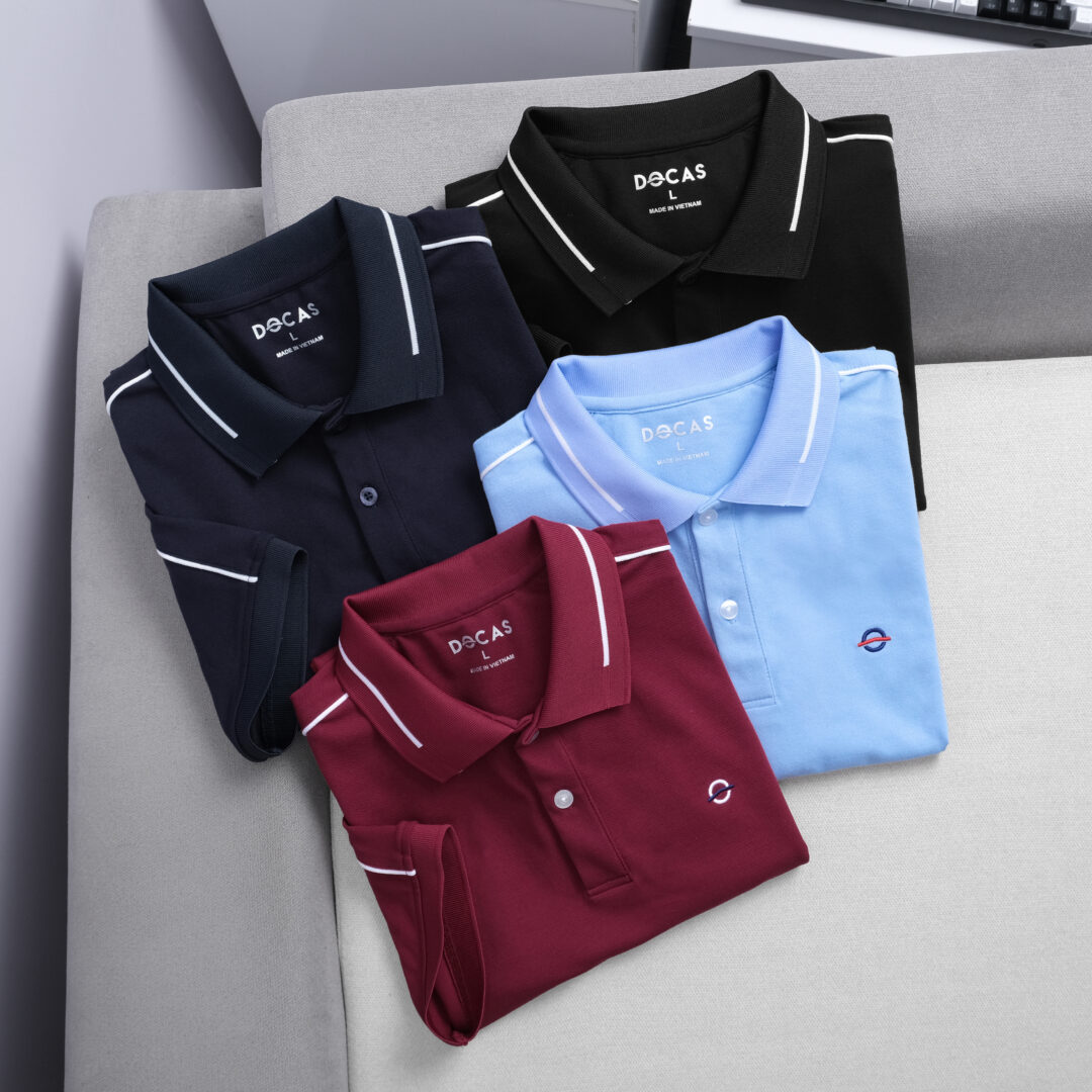 Áo Polo Nam PO217023 May Theo Yêu Cầu Local Brand DOCAS