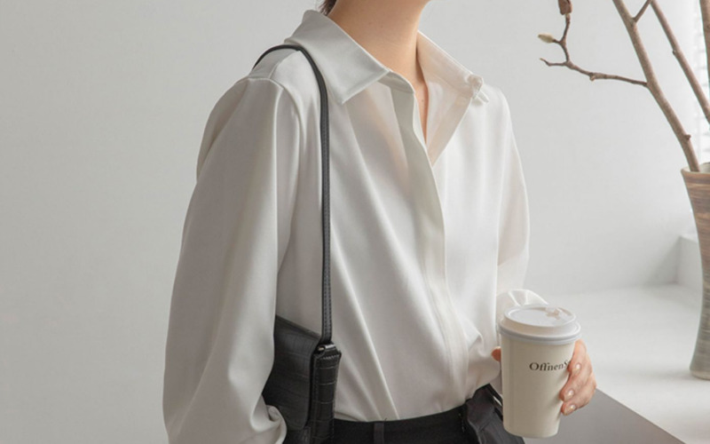 10 mẫu áo sơ mi trắng thanh lịch cho mọi phong cách 11 Chất liệu vải của áo sơ mi trắng (Nguồn: Internet)