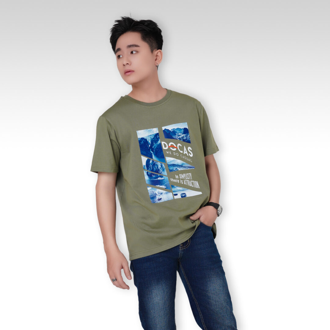 Áo Thun Nam In Hoạ tiết CT415 May Theo Yêu Cầu Local Brand DOCAS