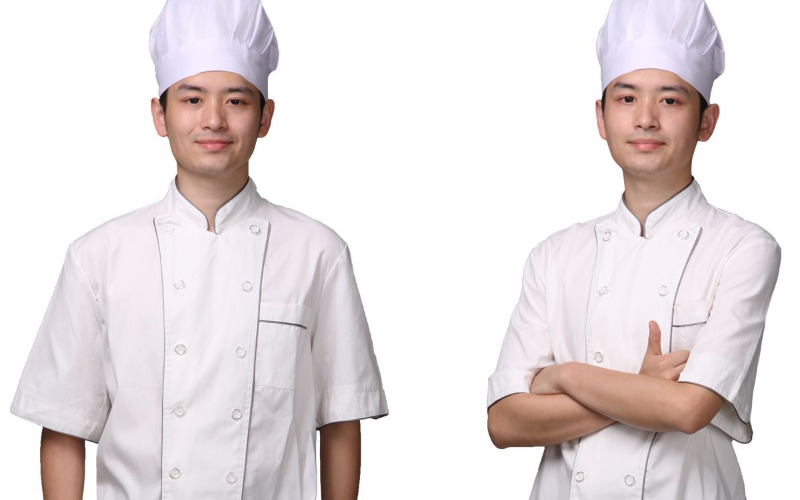Đồng phục bếp kiểu áo ngắn tay (Nguồn: Internet)