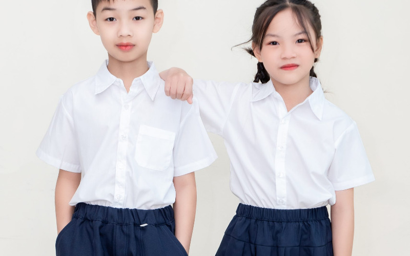 Cách bảo quản đồng phục học sinh tiểu học (Nguồn: Internet)