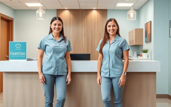 Các loại đồng phục lễ tân nha khoa phổ biến (Nguồn: Internet)