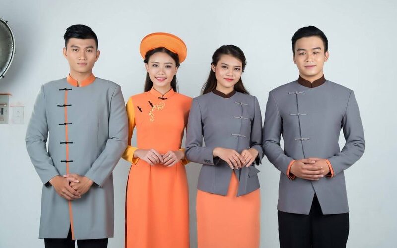 Áo dài cách tân - Đồng phục nhà hàng đẹp (Nguồn: Internet)