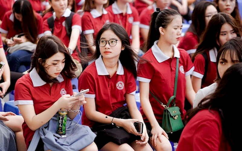 Đồng phục thể dục đại học đẹp nhất 2024 11 Đồng phục thể dục trường Đại học Ngoại Thương (Nguồn: Internet)