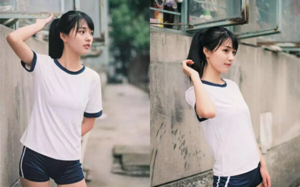 Mẫu đồng phục thể dục truyền thống với quần short (Nguồn: Internet)