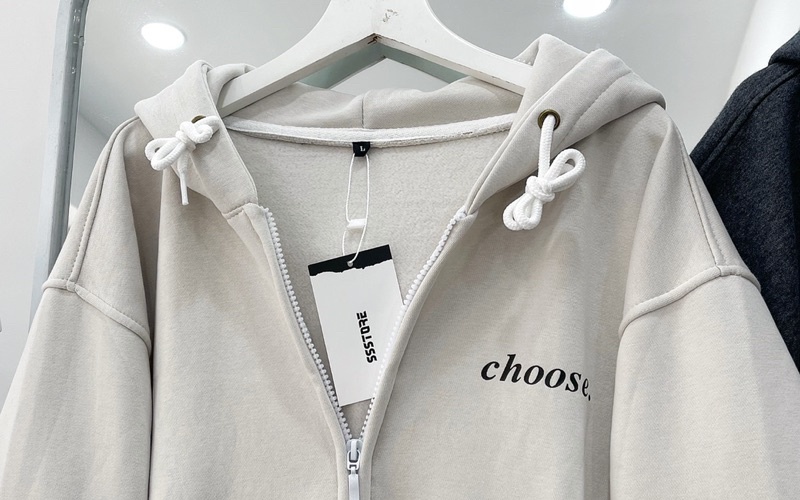 Hoodie zip vải nỉ (Nguồn: Internet)