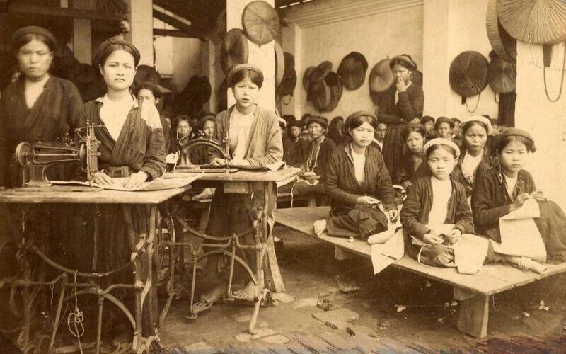 Lịch sử ngành dệt may Việt Nam 8 Lịch sử ngành dệt may Việt Nam thời thuộc địa (Nguồn: Internet)