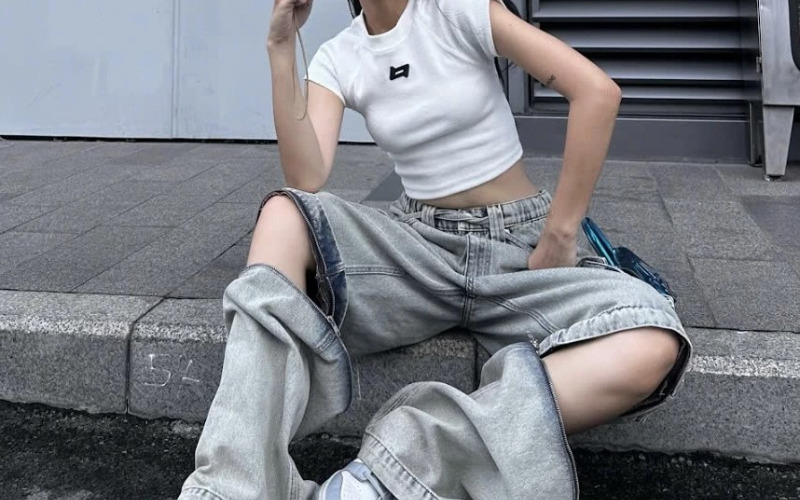 Mẫu quần jean nữ gia công tại xưởng may Khương Mai (Nguồn: Khương Mai)