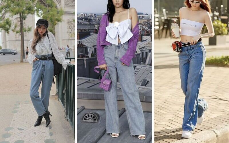 Quần ống rộng jeans (Nguồn: Internet)