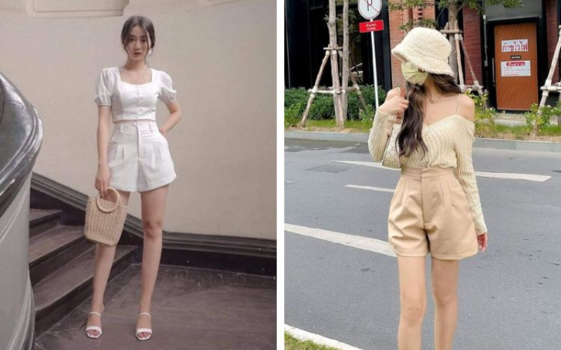 Quần short nữ đẹp – Sành điệu, thoải mái mọi lúc 13 Phối đồ với quần short nữ (Nguồn: Internet)