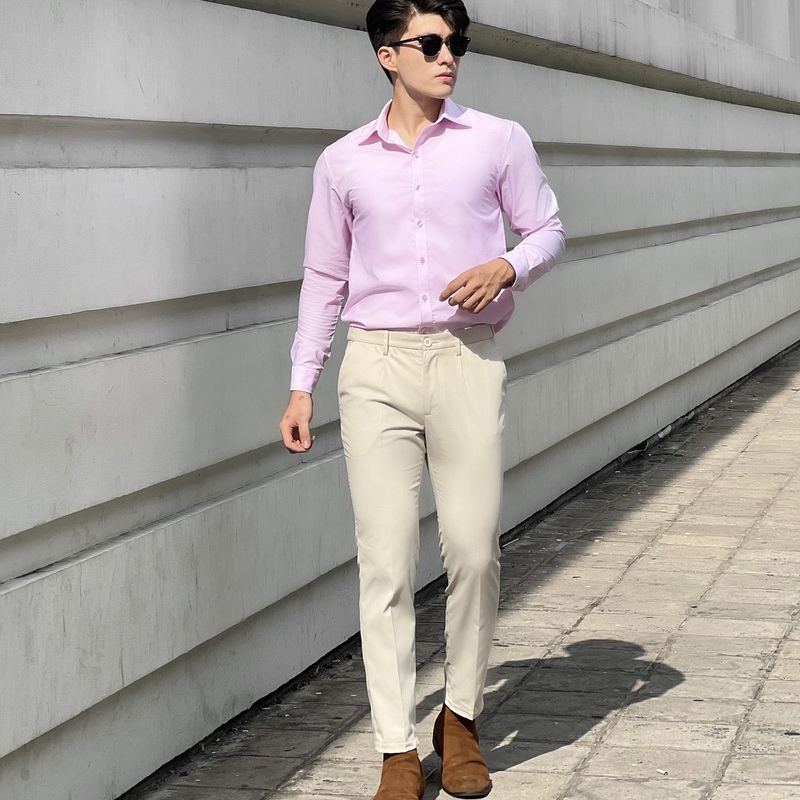 10 thương hiệu sơ mi local brand nổi bật hiện nay 10 Sơ mi local brand của nhà DOCAS do Khương Mai sản xuất (Nguồn: Khương Mai)