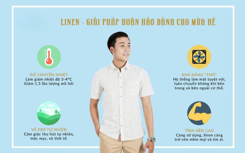 Đặc điểm nổi bật của vải linen (Nguồn: Internet)