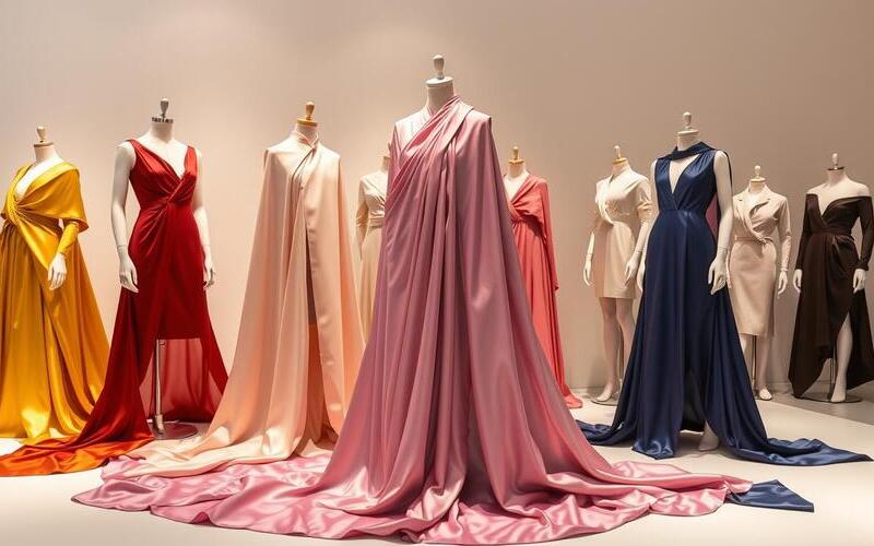 Vải taffeta: Sang trọng, quý phái 9 Vải taffeta được sử dụng trong ngành thời trang (Nguồn: Internet)
