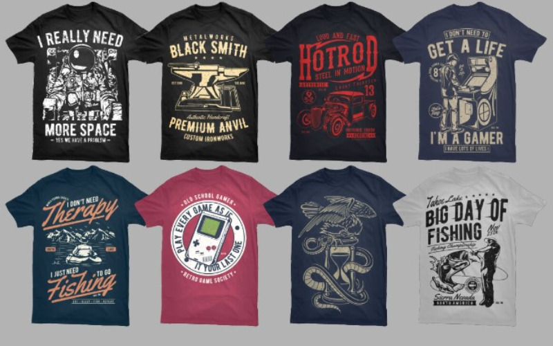 Xưởng in áo thun 3D quận 8 đa dạng mẫu mã và thiết kế (Nguồn: Internet)