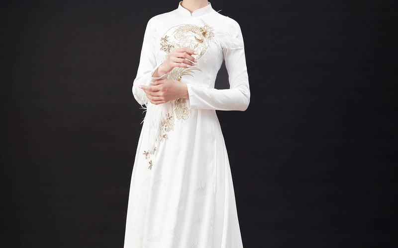 Xưởng may áo dài đẹp, uy tín - Khương Mai 10 Áo dài đẹp và chất lượng cao cấp do Khương Mai sản xuất (Nguồn: Internet)