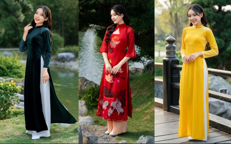 Xưởng may áo dài Bùi Minh Trực - Áo dài Thùy Linh (Nguồn: Internet)