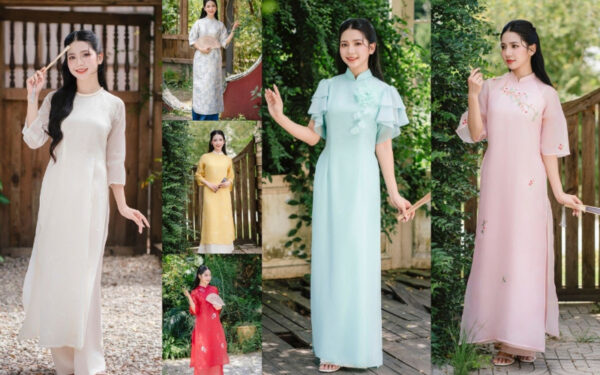 Xưởng may áo dài Bùi Minh Trực - Áo dài Thùy Dương (Nguồn: Internet)