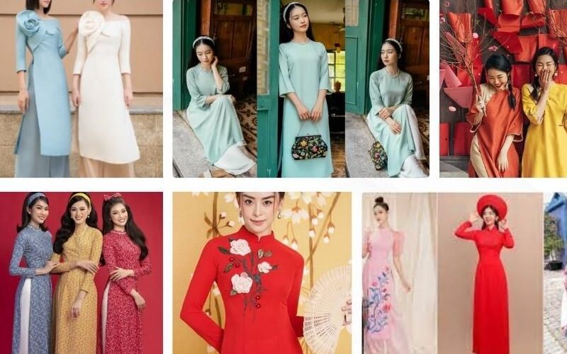 Áo dài chất lượng, đa dạng mẫu mã (Nguồn: Internet)