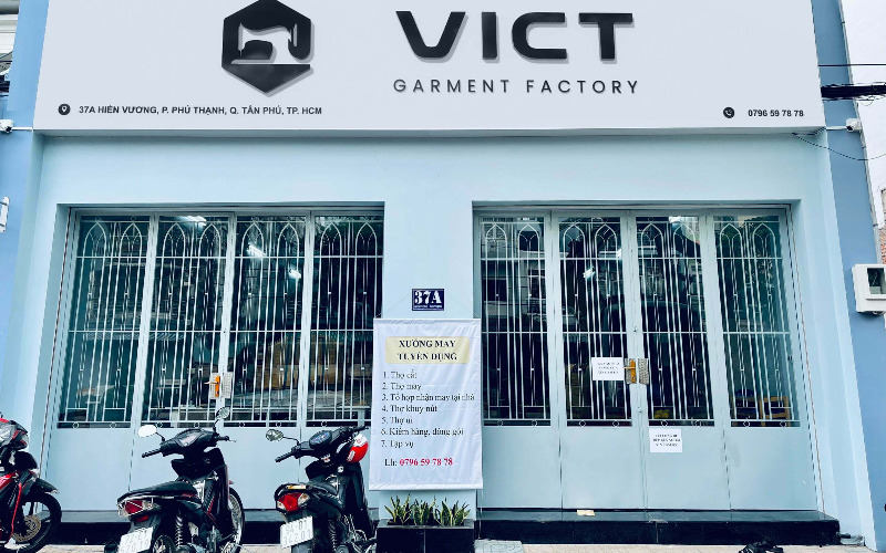 4 xưởng may áo local brand Bùi Minh Trực uy tín 8 VICT – Xưởng may áo local brand Bùi Minh Trực chất lượng (Nguồn: Internet)