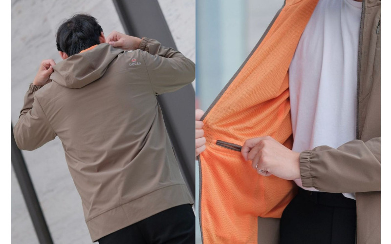 7 xưởng may gia công áo khoác Hà Nội 11 Sản phẩm áo khoác dù tại Khương Mai (Nguồn: Khương Mai)