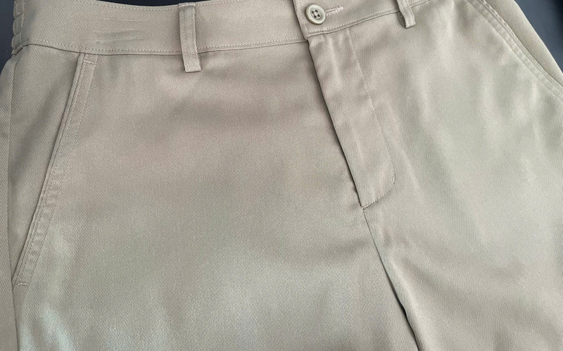 Chất lượng quần kaki của xưởng may Khương Mai (Nguồn: Khương Mai)