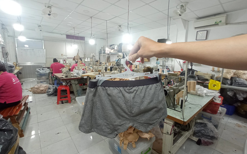 Xưởng may quần lót nam quận 8 (Nguồn: Internet)